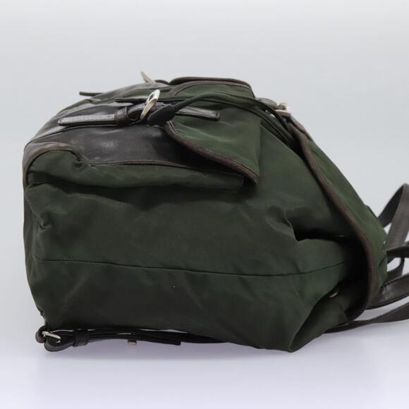 PRADA Backpack Nylon Khaki - Picture 5 of 10